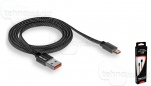 USB кабель Micro USB WALKER C755 черный(1м)