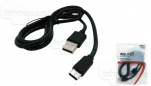 USB кабель TYPE-C Walker C110 черный (1м)
