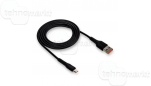 USB кабель micro USB Walker C315 черный(1м) max 2.4A