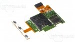 Шлейф Sony Xperia J/(ST26) + разъем сим/карты памяти + кнопки громкости + кнопка
