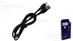 USB кабель iPhone X, Xr, 11, 12 lightning DENMEN D08L черный