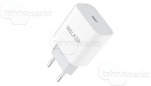 Сетевое зарядное устройство WALKER WH-39 USB-C, 3A, 25W, PD (1USB) белый