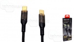USB кабель Type-C Type-C WALKER C950 черный (1м)