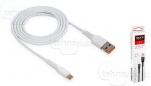 USB кабель iPhone 5, 5S, 5C, 6, 6Plus, 6S, 7 lightning WALKER C315 белый