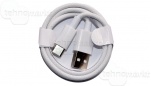 USB кабель Type-C Foxconn 3A белый orig (1м) (тканевая оплетка)