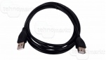 Кабель удлинитель USB2.0 USB A(m) - USB A(f), 3м черный