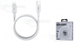 Кабель питания USB-C - Lightning REMAX Marlik RC-183c 30W белый (1м)