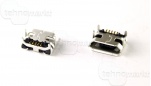 Разъем зарядки для планшета micro USB 5pin типа V8 (большой рожок)
