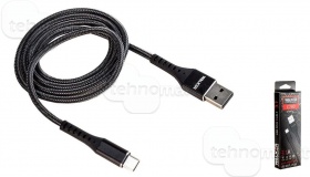 USB кабель Type-C WALKER C780 черный (1м)