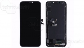 Дисплей для iPhone X в сборе (Soft OLED) черный 