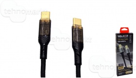 USB кабель Type-C Type-C WALKER C950 черный (1м)