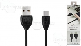 USB кабель USB-TYPE-C Remax RC-050a круглый черн