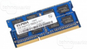 Модуль памяти Elpida DDR3 SODIMM 2Gb, PC3-10600 