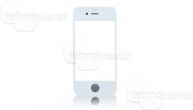 Стекло iPhone 4S белый