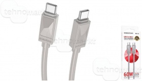 USB кабель Type-C Type-C BOROFONE BX109 серый (1
