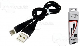USB кабель TYPE-C Walker C550 в тканевой оплетке