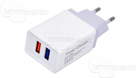 Сетевое зарядное устройство USB 2.4A AR001 белый