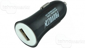 Автомобильное зарядное USB 1 выход 2.1A ProVoltz