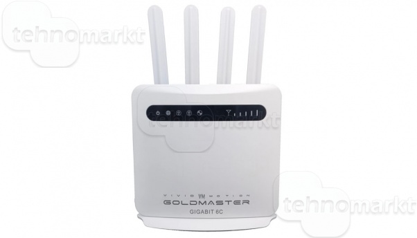 Роутер Gold Master GIGABIT 6C с агрегацией (6e) 2.4/5 ГГц